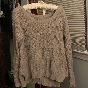 Aerie Beige Cozy Knit Sweater